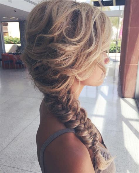 fishtail braid hairstyles for prom|cute prom braids.